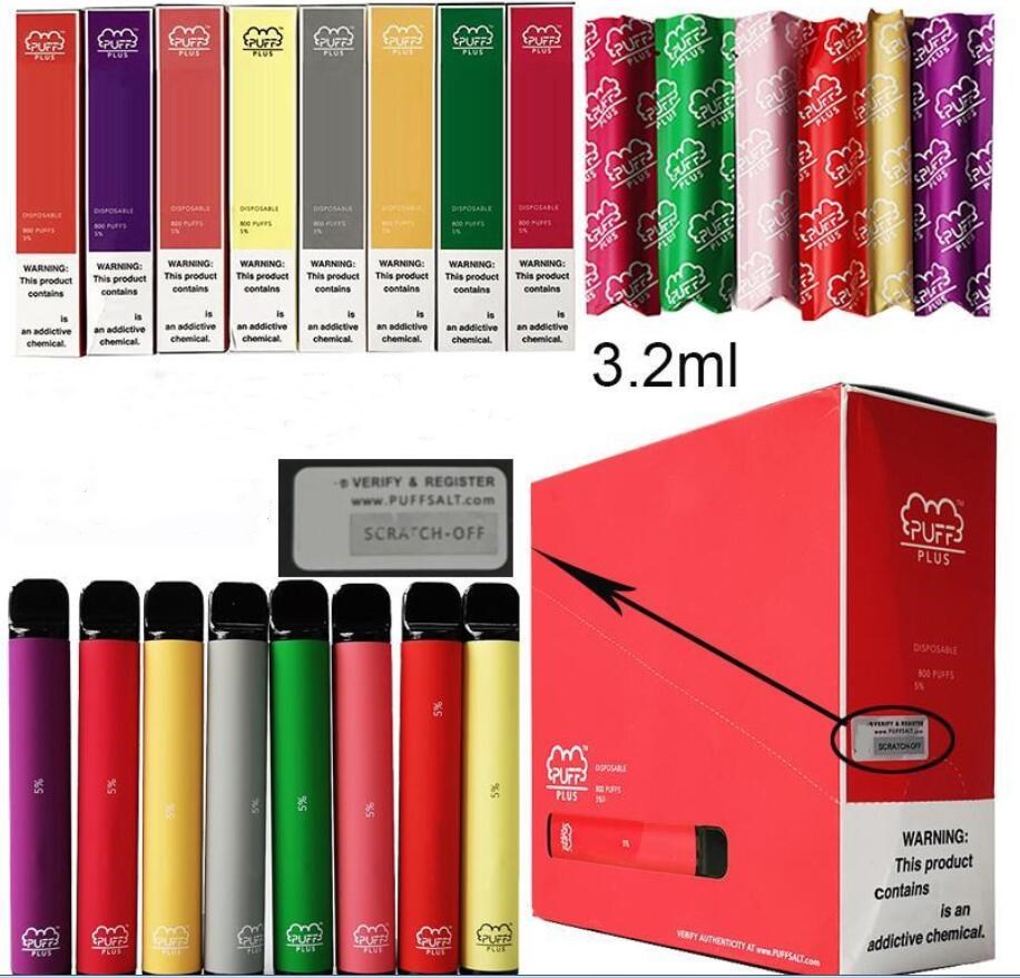 PUFF BAR PLUS 800+Puffs Disposable Vape Pen 550mAh Battery 3.2ml Pods Cartridges Pre-Filled e Cigs Limited Edition Vaporizers Device
PUFF BAR PLUS 800+Puffs Disposable Vape Pen 550mAh Battery 3.2ml Pods Cartridges Pre-Filled e Cigs Limited Edition Vaporizers Device