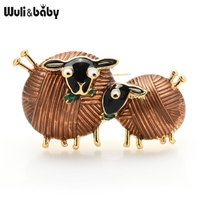 Wuli&baby Cute Eating Grass Couple Sheep Brooches Enamel 4-color Animal Party Casual Brooch Pins Gifts
Wuli&baby Cute Eating Grass Couple Sheep Brooches Enamel 4-color Animal Party Casual Brooch Pins Gifts