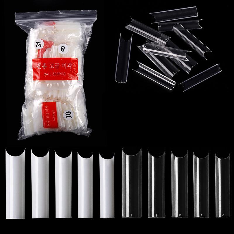 500 Pcs/bag Extra-Long False Nail Tips C Curved Full Cover Fake Nail Tip Clear Nature Acrylic Nails DIY Salon Manicure Supply, Transparent
500 Pcs/bag Extra-Long False Nail Tips C Curved Full Cover Fake Nail Tip Clear Nature Acrylic Nails DIY Salon Manicure Supply, Transparent