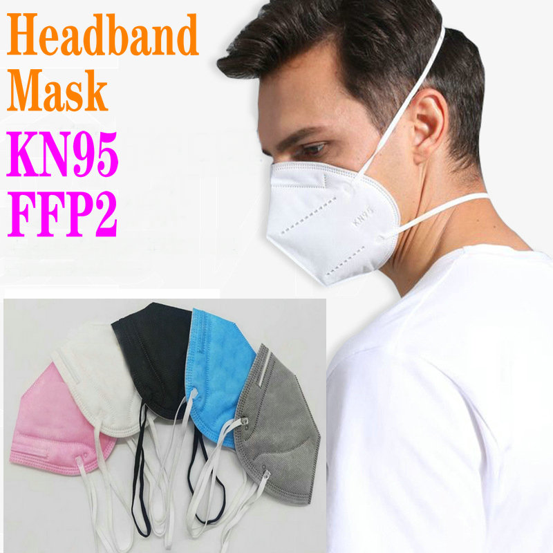 KN95 FFP2 Face Mask Headband Mask NO Ear pain Activated Carbon Reusable Breathing Respirator Valve 5 layer Protective Masks Black
KN95 FFP2 Face Mask Headband Mask NO Ear pain Activated Carbon Reusable Breathing Respirator Valve 5 layer Protective Masks Black