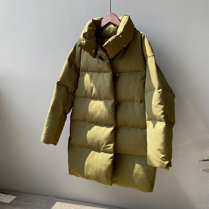 Winter Jacket Women Casual Polyester Single Breasted 3 Solid Color Padded Coat Warm Mujer Parkas Autumn Womens Clothing 201217