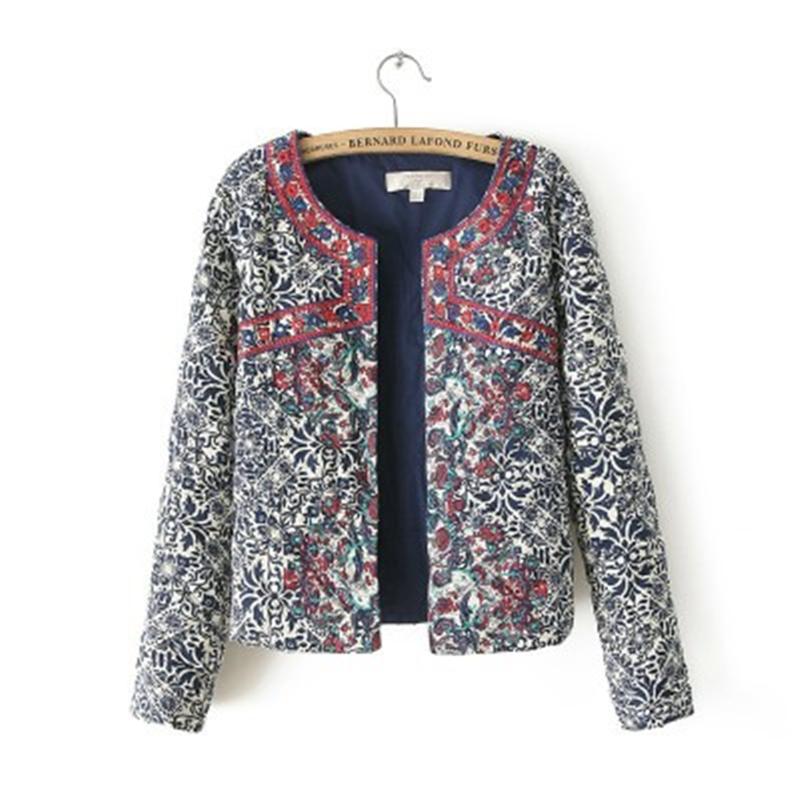 Winter WomenJacket Coat temperament mosaic retro blue and white porcelain embroidered cotton coat women' cotton clothing D886, One color
Winter WomenJacket Coat temperament mosaic retro blue and white porcelain embroidered cotton coat women' cotton clothing D886, One color