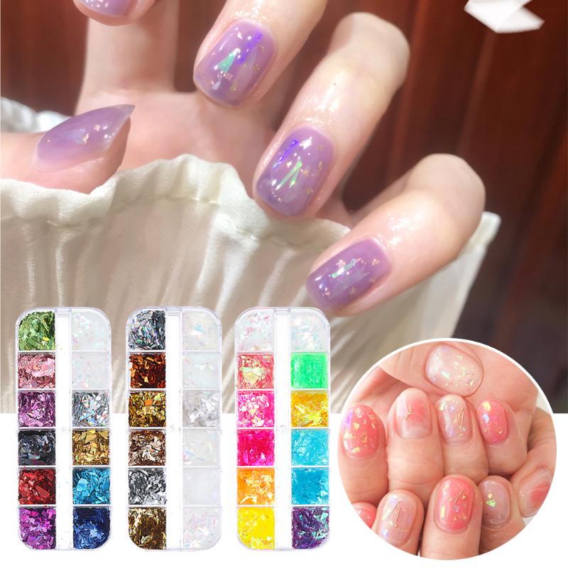 12 Grids/set 3D Nail Art Glitter Slices Flakes Mixed Colors Colourful Sequins Retro Polish Nail Art Decoration DIY Manicure Tool
12 Grids/set 3D Nail Art Glitter Slices Flakes Mixed Colors Colourful Sequins Retro Polish Nail Art Decoration DIY Manicure Tool