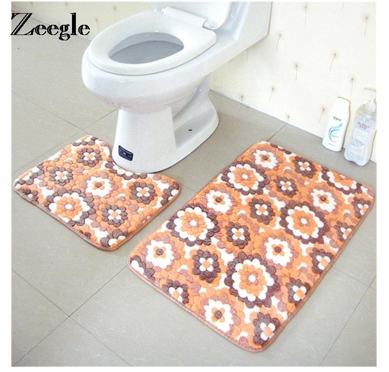 Zeegle 2PCS Set Bathroom Floor Mat Machine Washable Flower Bath Mats Toilet Door Mat Outdoor Shower Room Home Decor Bath Mats
Zeegle 2PCS Set Bathroom Floor Mat Machine Washable Flower Bath Mats Toilet Door Mat Outdoor Shower Room Home Decor Bath Mats