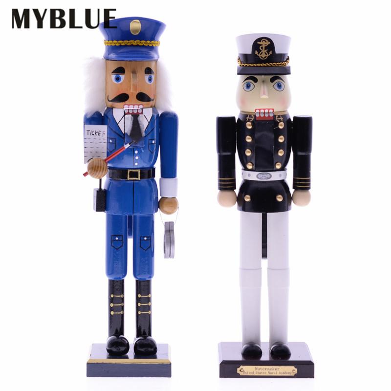 MYBLUE 36 / 38cm Vintage Wooden man Statue Nutcracker Figurine Christmas doll Ornaments Home Room Decoration Accessories
MYBLUE 36 / 38cm Vintage Wooden man Statue Nutcracker Figurine Christmas doll Ornaments Home Room Decoration Accessories