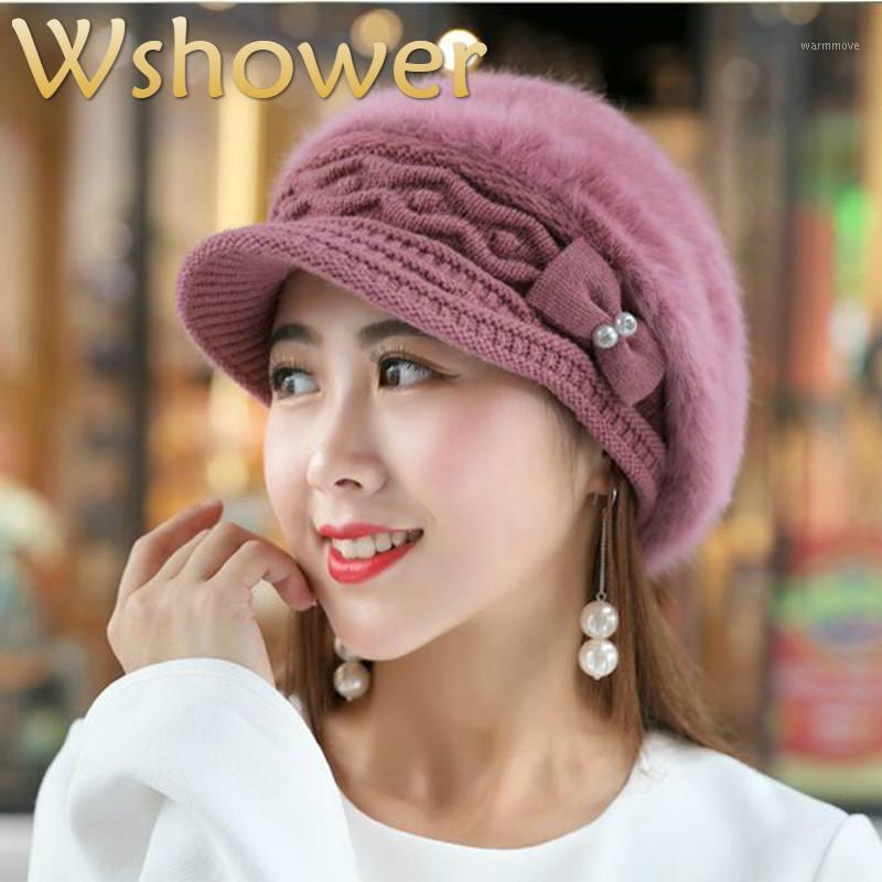 Women Knitted Beret Beanies Fashion Bow Girl Fur Hat Outdoor Windproof Wool Female Cap Thickened Warm Visor Bonnet1, Black
Women Knitted Beret Beanies Fashion Bow Girl Fur Hat Outdoor Windproof Wool Female Cap Thickened Warm Visor Bonnet1, Black