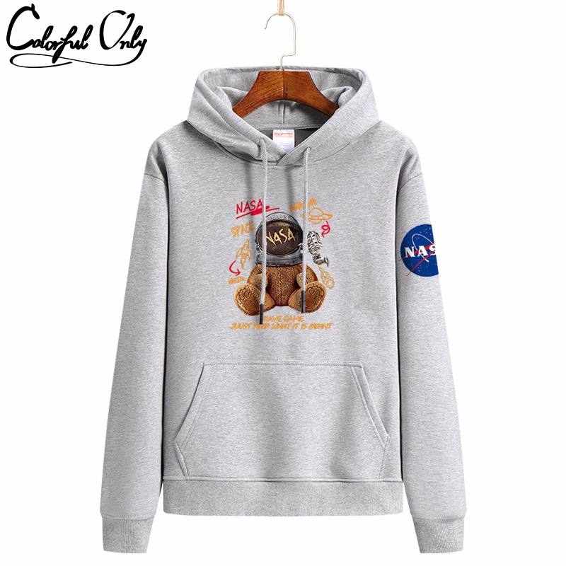 NASA astronaut printed men's women's Plush Hoodie sweater autumn and winter warm pullover casual coat trend size s-4xl S241, Black
NASA astronaut printed men's women's Plush Hoodie sweater autumn and winter warm pullover casual coat trend size s-4xl S241, Black