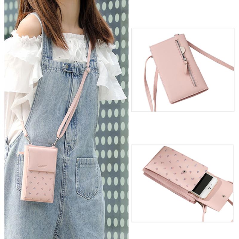 Hanging Neck Diagonal Mobile Phone Bag Small Floral Printed PU Leather Zipper Bag Multifunctional Square Ladies Wallet, Black
Hanging Neck Diagonal Mobile Phone Bag Small Floral Printed PU Leather Zipper Bag Multifunctional Square Ladies Wallet, Black