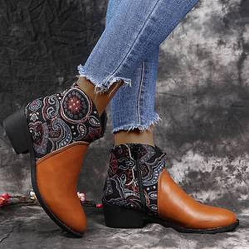 Boots Women Ankle Chaussure Mid Heels Booties Plus Size Gladiator Ethic Hot-sale Shoes Woman Zapatos Mujer Sapato, Black
Boots Women Ankle Chaussure Mid Heels Booties Plus Size Gladiator Ethic Hot-sale Shoes Woman Zapatos Mujer Sapato, Black