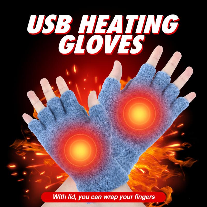 4 Color 5V USB Heated Gloves Knitted Heating Gloves Winter Battery Powered Heated Outdoor Sports, Dark blue 2
4 Color 5V USB Heated Gloves Knitted Heating Gloves Winter Battery Powered Heated Outdoor Sports, Dark blue 2