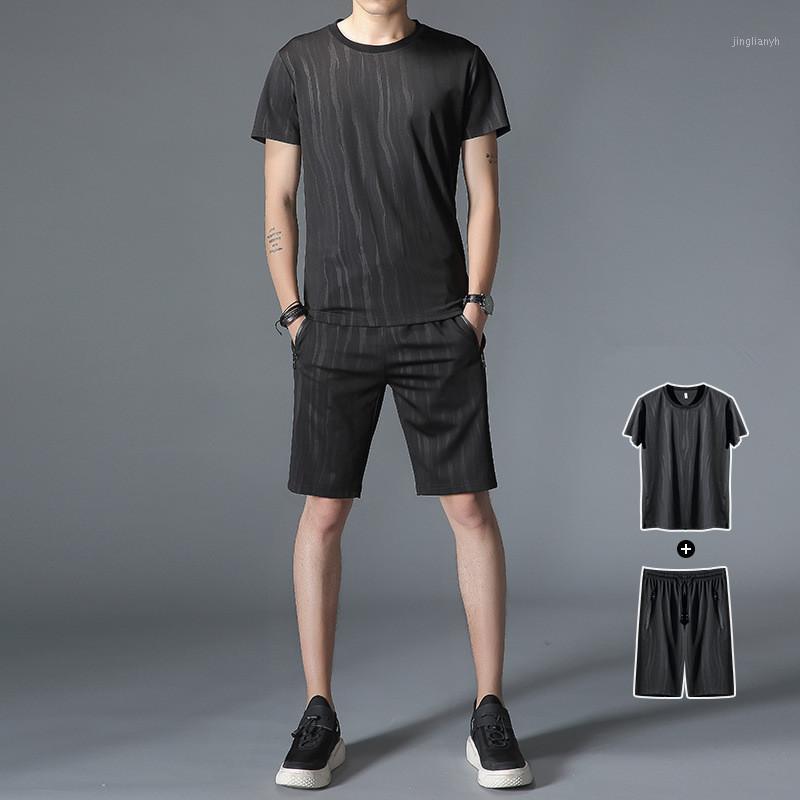 2020 Summer New Men's Short Sleeve Casual Sports Suit Sports Slim Jogging Training Breathable Fitness Running Suit1, C2
2020 Summer New Men's Short Sleeve Casual Sports Suit Sports Slim Jogging Training Breathable Fitness Running Suit1, C2