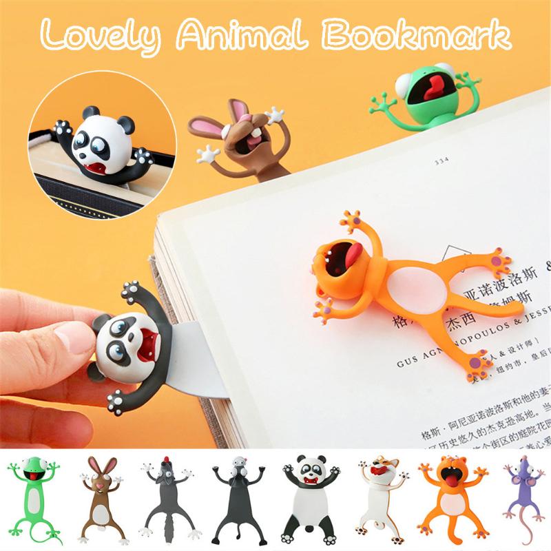 1pcs 3D Stereo Kawaii Cartoon Lovely Animal Bookmark Wacky Bookmark Student Gift the Exquisite Cartoon Convenient
1pcs 3D Stereo Kawaii Cartoon Lovely Animal Bookmark Wacky Bookmark Student Gift the Exquisite Cartoon Convenient