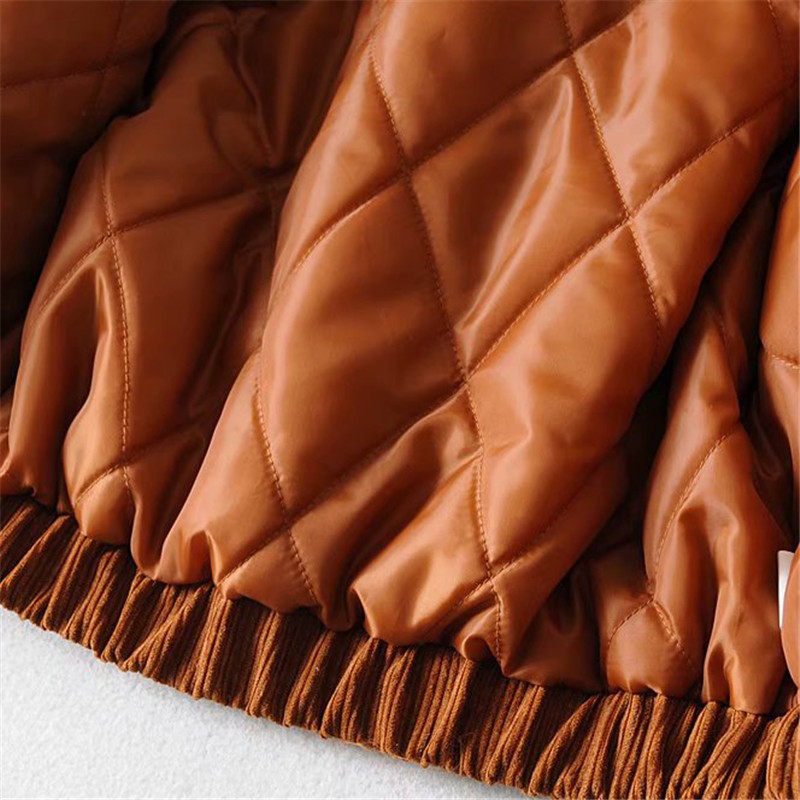 Fashion autumn winter women parka Thick plus size hooded female warm padded coat Zipper pockets outwear ladies overcoats 201017