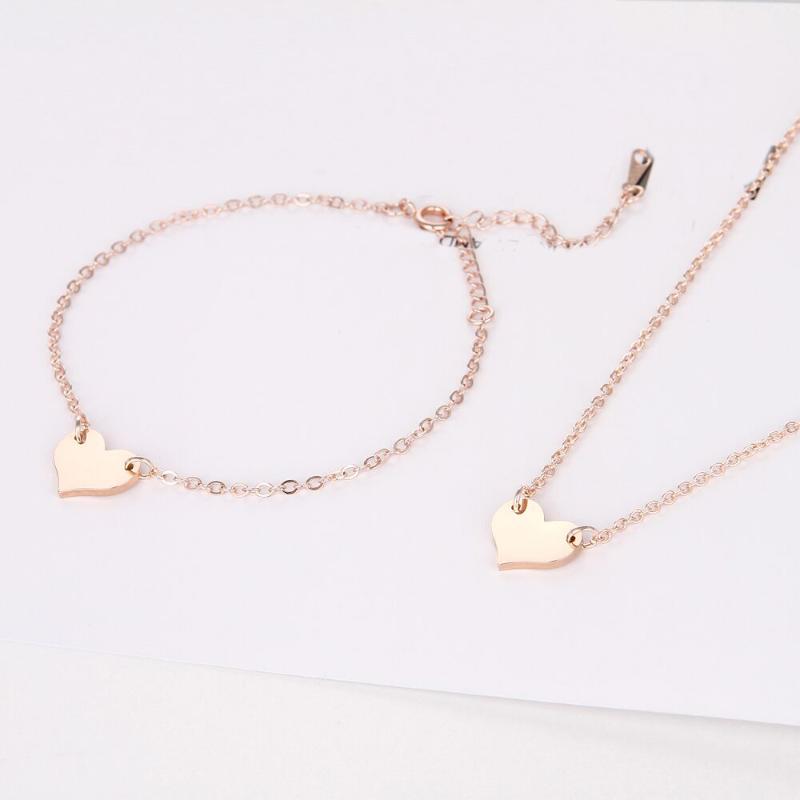 SanLan stainless steel high quality rose color Small Heart Necklace Dainty Girlfriend Gift mother gift
SanLan stainless steel high quality rose color Small Heart Necklace Dainty Girlfriend Gift mother gift