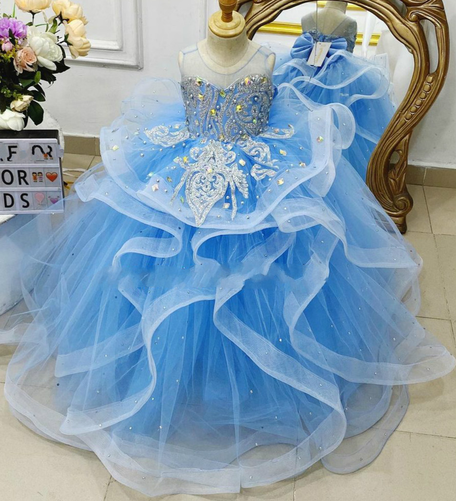 Lace Crystals 2020 Flower Girl Dresses Ball Gown Sheer Neck Little Girl Wedding Dresses Cheap Communion Pageant Dresses Gowns ZJ710, Light yellow
Lace Crystals 2020 Flower Girl Dresses Ball Gown Sheer Neck Little Girl Wedding Dresses Cheap Communion Pageant Dresses Gowns ZJ710, Light yellow