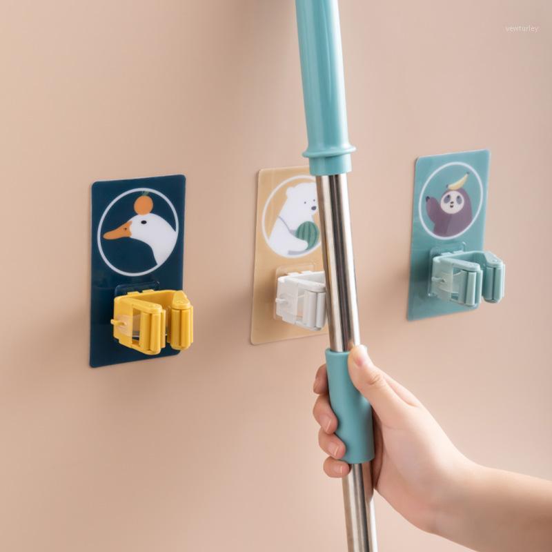Cartoon Mop Organizer Holder Broom Adhesive Hook Plastic Traceless Brush Clip Wall Mounted Hanger Storage Bathroom Kitchen Tool1
Cartoon Mop Organizer Holder Broom Adhesive Hook Plastic Traceless Brush Clip Wall Mounted Hanger Storage Bathroom Kitchen Tool1