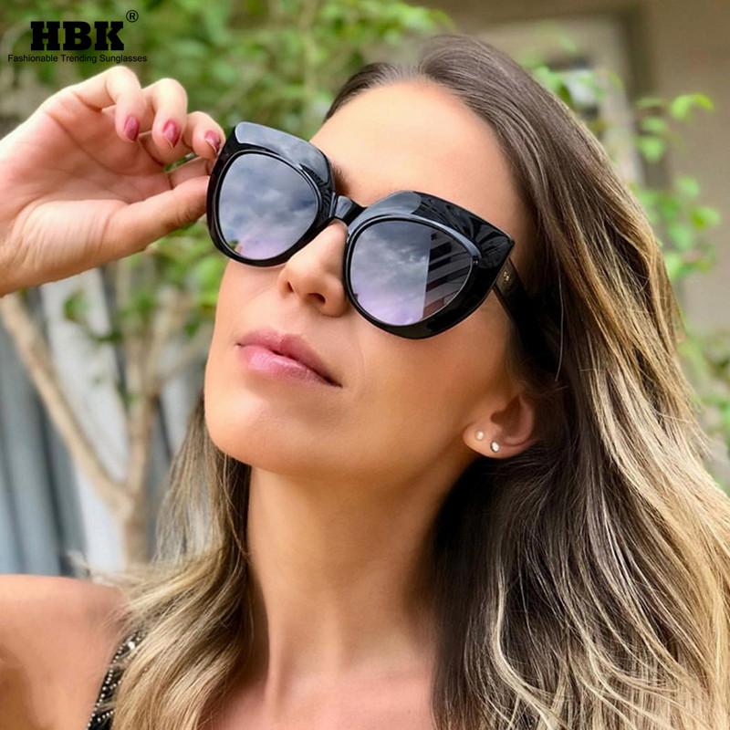 HBK Ladies Retro Cat Eye Sunglasses 2020 Women New Cateye Sun Glasses Square Big Frame Men Double Color UV400 Oculo
HBK Ladies Retro Cat Eye Sunglasses 2020 Women New Cateye Sun Glasses Square Big Frame Men Double Color UV400 Oculo