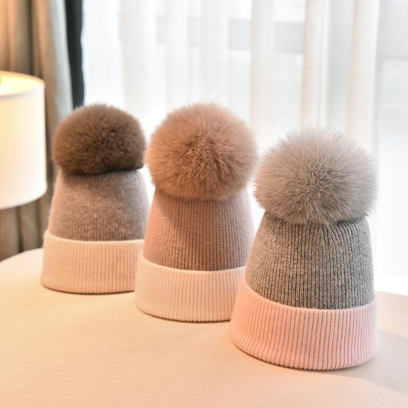 202012-rehua winter warm knitting snow big real pompon lady Skullies Beanies cap women outdoor leisure hat, White
202012-rehua winter warm knitting snow big real pompon lady Skullies Beanies cap women outdoor leisure hat, White