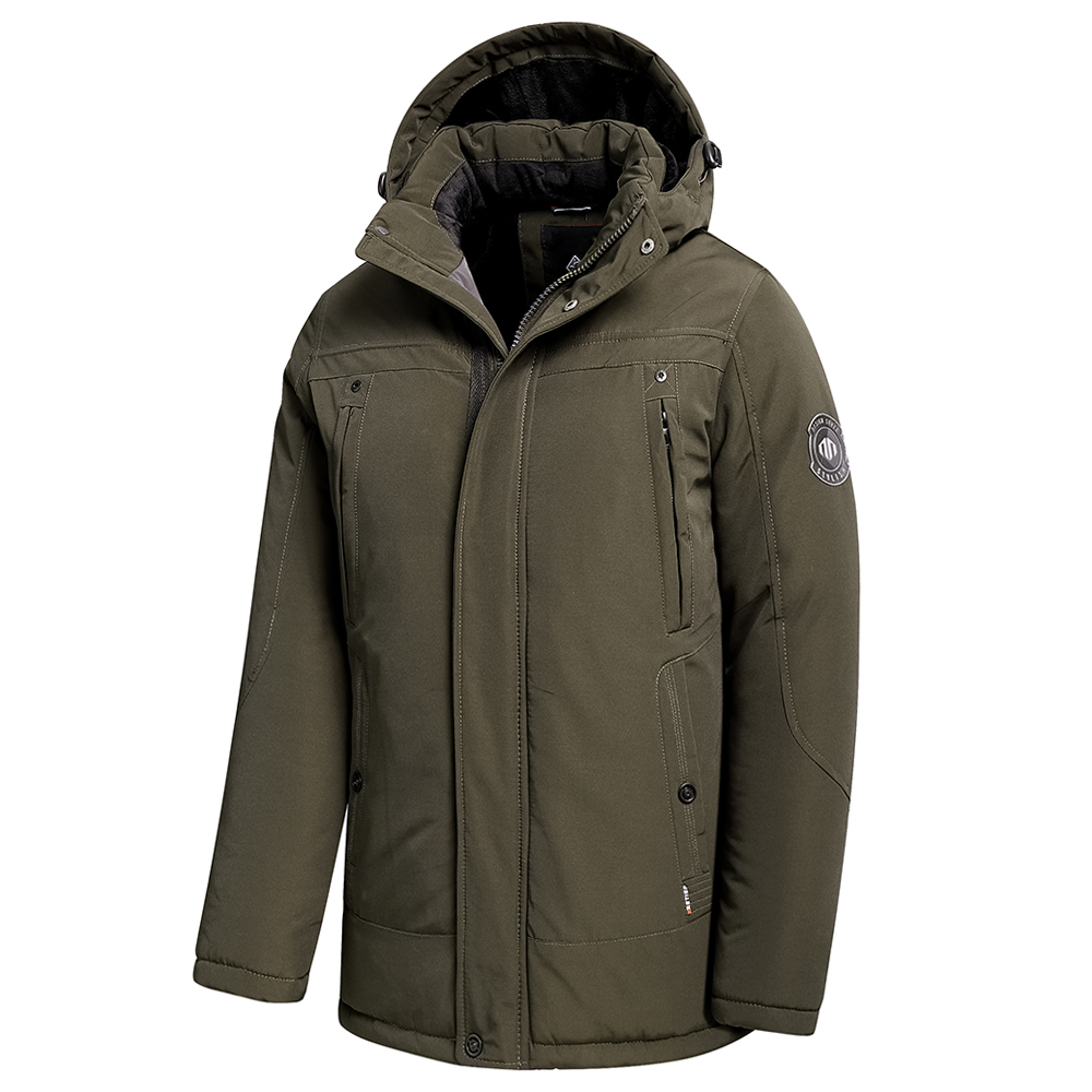 Men Winter New Long Casual Thick Fleece Hooded Waterproof Parkas Jacket Coat Men Outwear Fashion Pockets Parka Jacket 46-58 201214