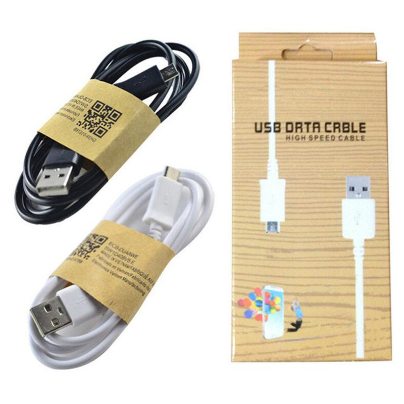 Micro USB Cable V8 V9 1M 3FT USB Cable Data Sync Charger Cable Black & White with retail box for Samsung S5 S6 HTC
Micro USB Cable V8 V9 1M 3FT USB Cable Data Sync Charger Cable Black & White with retail box for Samsung S5 S6 HTC
