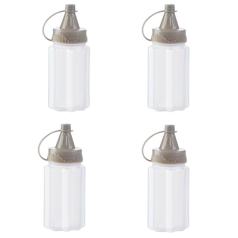 4pcs Spices Easy Clean Barbecue Kitchen Seasoning Box PP Transparent Bottle Jam Squeeze With Lid Mini Sauce Portable Storage
4pcs Spices Easy Clean Barbecue Kitchen Seasoning Box PP Transparent Bottle Jam Squeeze With Lid Mini Sauce Portable Storage