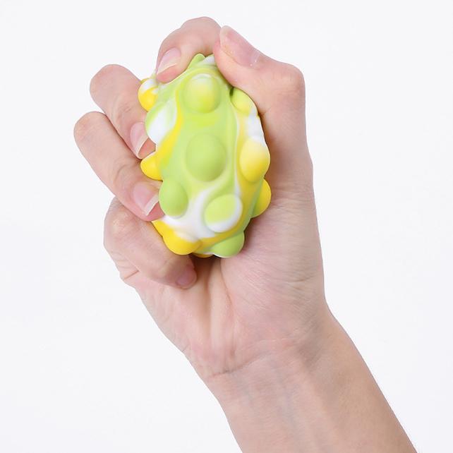 Fidget Toys Pop It New 3D Decompression Ball Cross-border Silicone Decompression Vent Toy Rodent Control Pioneer Round Ball Pinch Music