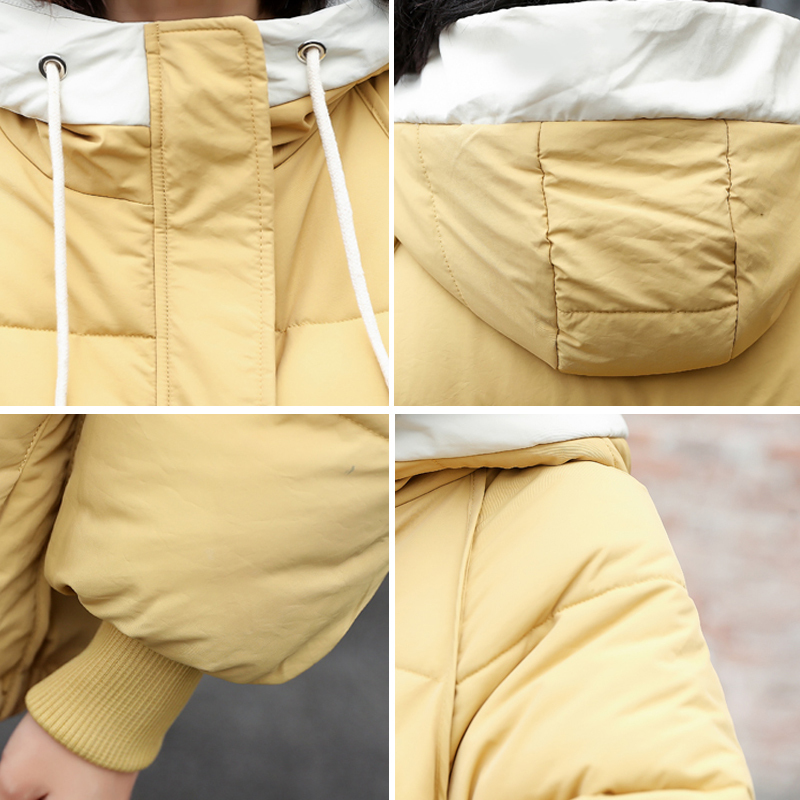 Winter Jacket Women High Quality Hooded Warm Thicken Padded Female Outwear Coat Short Parka Mujer Invierno 201029