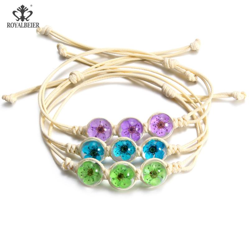 ROYALBEIER New Fashion Eternal Life Flower Casual Style Original Ceramic Adjustable Handmade Glass Beads Rope Bracelet SZ0591
ROYALBEIER New Fashion Eternal Life Flower Casual Style Original Ceramic Adjustable Handmade Glass Beads Rope Bracelet SZ0591