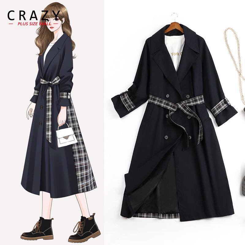 Big Size Women's Long Windshield Autumn New Fashion Coat 2020 Trench Coat for Women Luxury Trench, Navy
Big Size Women's Long Windshield Autumn New Fashion Coat 2020 Trench Coat for Women Luxury Trench, Navy