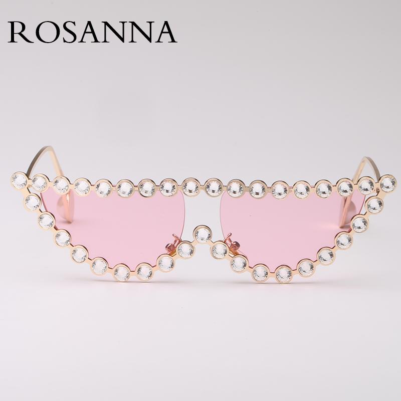 ROSANNA Brand High Quality Luxury Sunglasses 2020 New Fashion Metal Cat Eye Sun Glasses Female Diamond Flat Top Eyewear UV400
ROSANNA Brand High Quality Luxury Sunglasses 2020 New Fashion Metal Cat Eye Sun Glasses Female Diamond Flat Top Eyewear UV400