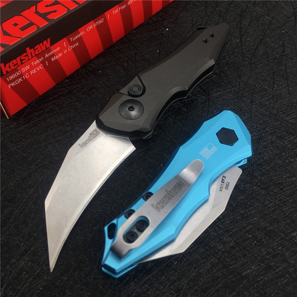 Kerhaw 7350 Launch 10 AUTO Folding Knife 1.9" Stonewashed CPM-154 Hawkbill Blade, Dark Gray Anodized Aluminum Handles Tactical tools
Kerhaw 7350 Launch 10 AUTO Folding Knife 1.9" Stonewashed CPM-154 Hawkbill Blade, Dark Gray Anodized Aluminum Handles Tactical tools