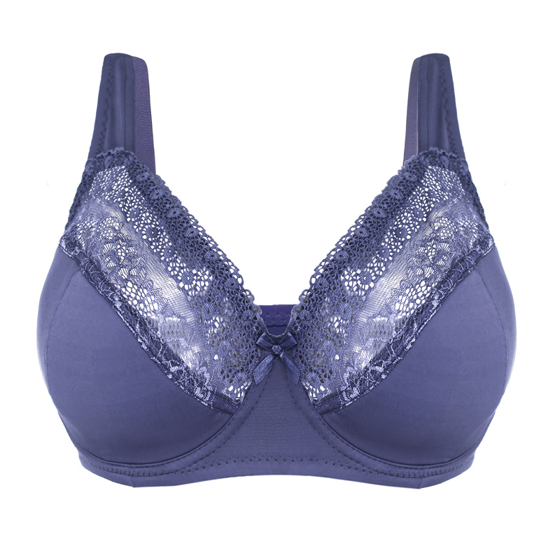 Women's Beauty Lace Thin Padded Full Figure Underwire Bras For Women Plus Size Bra Top 40 42 44 46 48 50 52 DD DDD E F FF G Cup 201202
