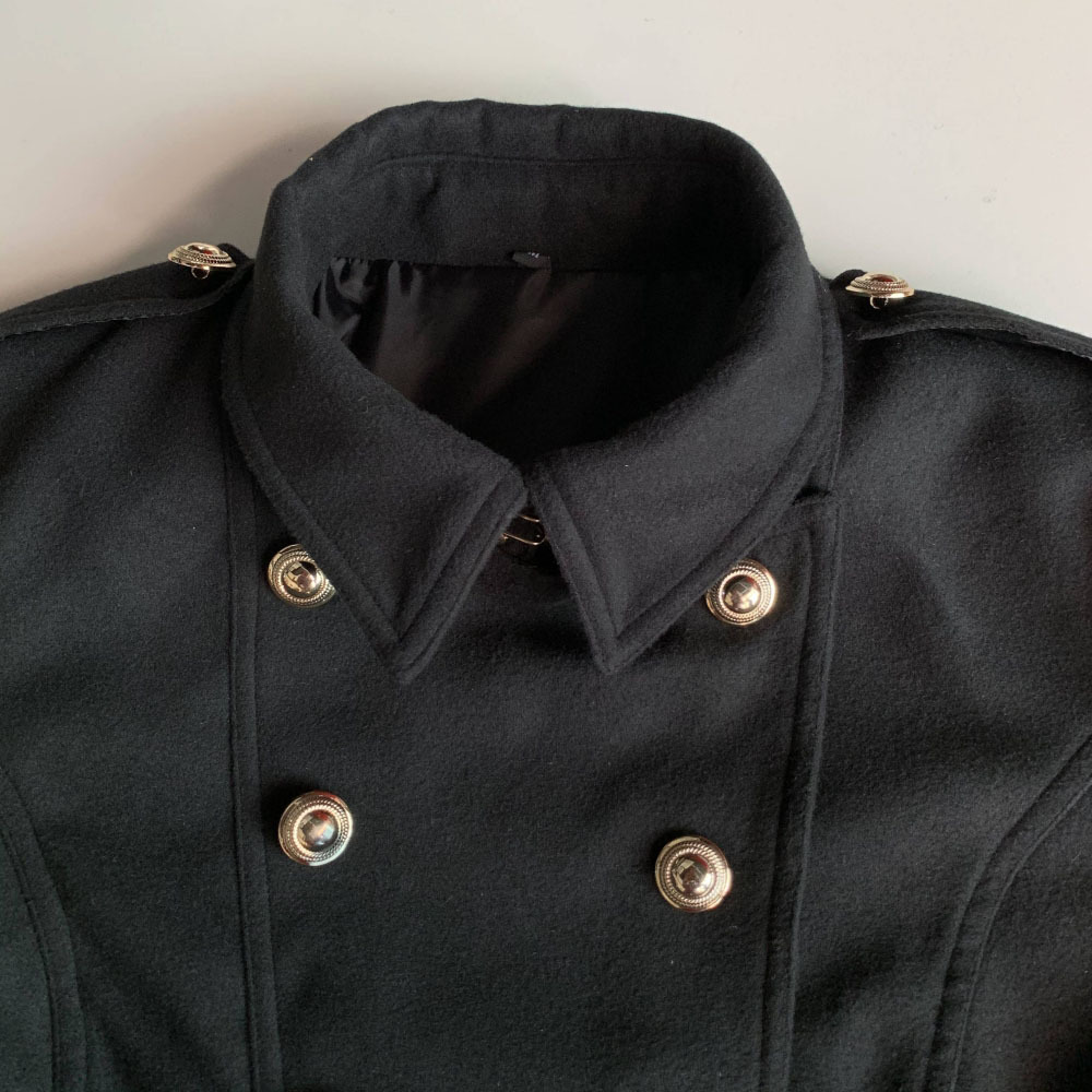 Women Autumn Winter Long Jacket Coat Black Double Breasted Belt Slim Fit Fleece Plus Size Ladies Trench Coats Elegant Outwear 201216