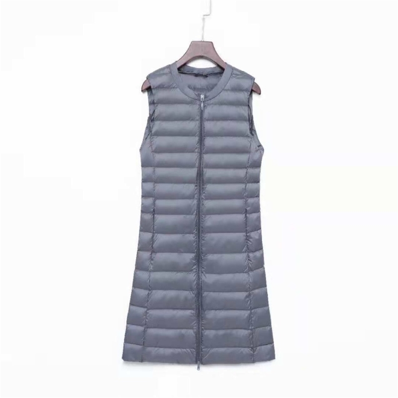 NewBang Matt Fabric Ultra Light Down Women's Vest Sleeveless White Duck Down Vest Women Long Warm Vests Windproof Waitcoat 201102