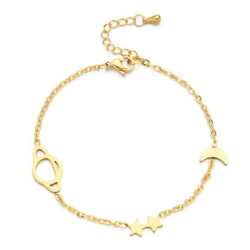 Charm Bracelets Stainless Steel Star Moon Universe Starry Sky Men's And Women's Bracelet 2021 Fashion Couple
Charm Bracelets Stainless Steel Star Moon Universe Starry Sky Men's And Women's Bracelet 2021 Fashion Couple