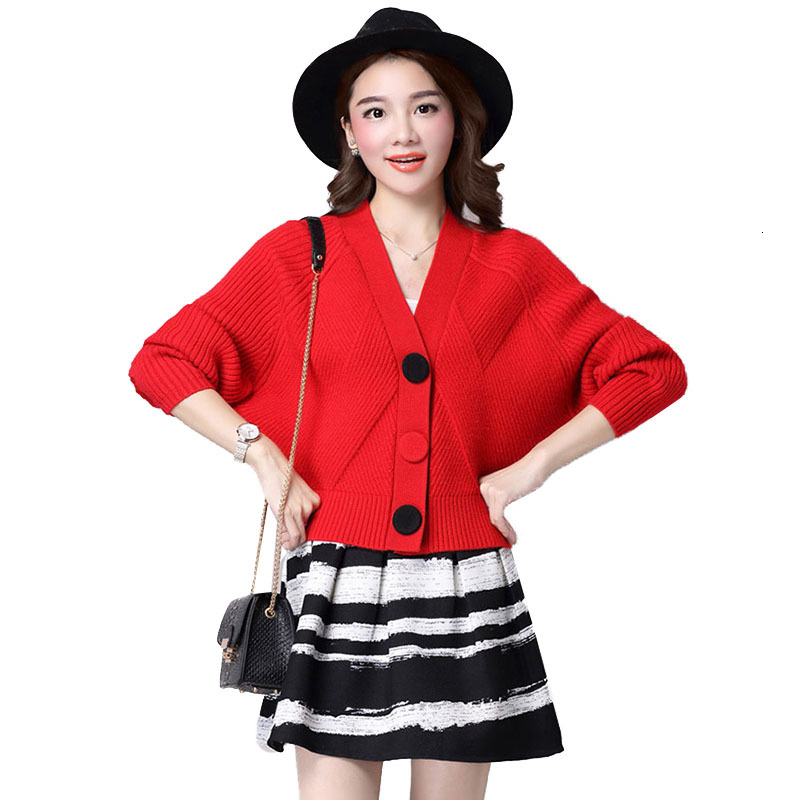 Spring Female Autumn Cardigan Korean Sweaters Short Bat Shirt Woman' Loose Sweater Plus Size Long Sleeve Mesh Top 3xl R23 978b, Black
Spring Female Autumn Cardigan Korean Sweaters Short Bat Shirt Woman' Loose Sweater Plus Size Long Sleeve Mesh Top 3xl R23 978b, Black