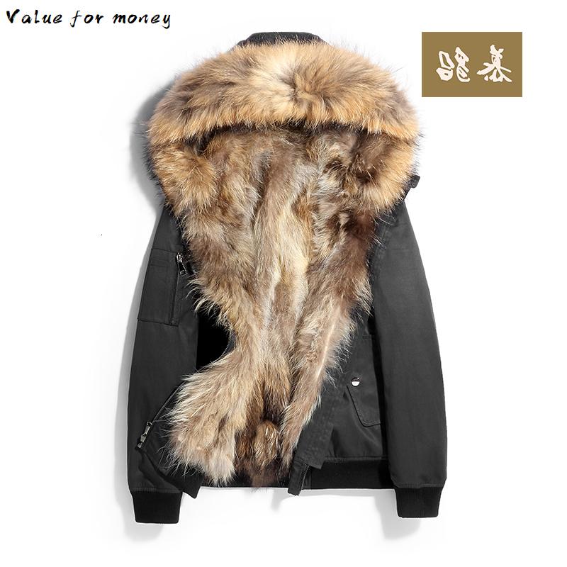 Fur Real Coat Men Parka Short Winter Jacket for Men Natural Raccoon Fur Collar Warm Luxury Coats Abrigo Hombre M18C0544, As the picture
Fur Real Coat Men Parka Short Winter Jacket for Men Natural Raccoon Fur Collar Warm Luxury Coats Abrigo Hombre M18C0544, As the picture