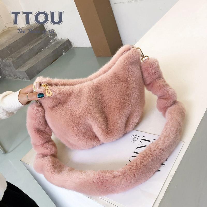 Winter Women Plush Hobos Bags Faux Fur Female Crossbody Messenger Bags Solid Artifcal Fur Flap Shoulder Bag Tide Handbag, Black
Winter Women Plush Hobos Bags Faux Fur Female Crossbody Messenger Bags Solid Artifcal Fur Flap Shoulder Bag Tide Handbag, Black