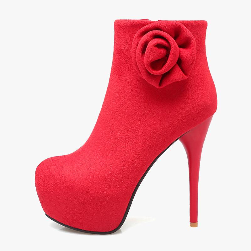 2020 Spring autumn winter Fashion shoes stiletto heels boots platform Women's boots round toe red suede flowers ankle 45, Black
2020 Spring autumn winter Fashion shoes stiletto heels boots platform Women's boots round toe red suede flowers ankle 45, Black