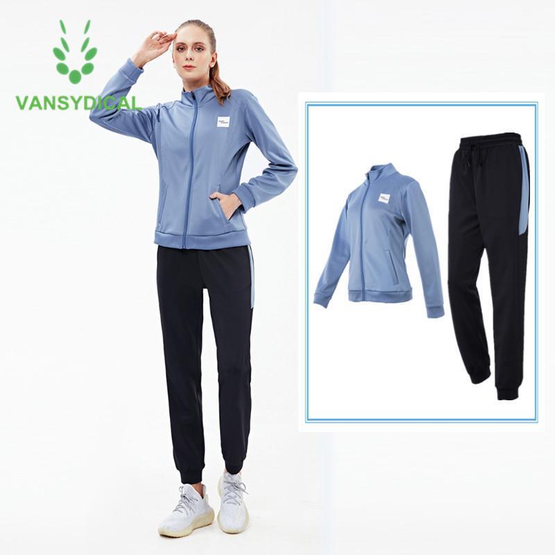 Vansydical Autumn Winter Sports Suit Women Sportswear Running Set Gym Jacket+Pant Outfit Fitness Workout Tracksuits 2pcs/set1, Blue fbf20827
Vansydical Autumn Winter Sports Suit Women Sportswear Running Set Gym Jacket+Pant Outfit Fitness Workout Tracksuits 2pcs/set1, Blue fbf20827