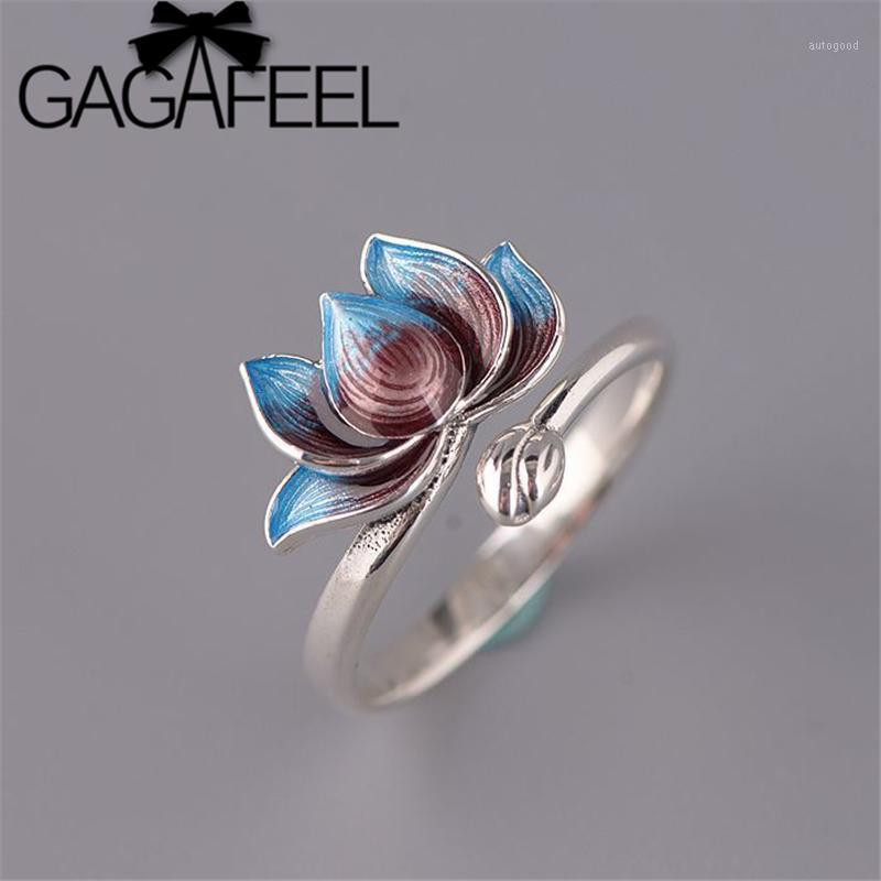 Cluster Rings GAGAFEEL Enamel Lotus Open Ring For Women Cloisonne Adjustable 925 Sterling Silver Lady Party Fashion Jewelry1
Cluster Rings GAGAFEEL Enamel Lotus Open Ring For Women Cloisonne Adjustable 925 Sterling Silver Lady Party Fashion Jewelry1