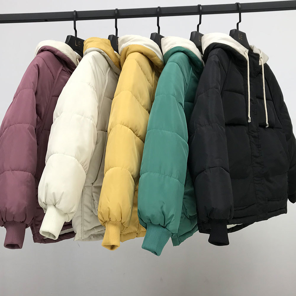 New Hooded Collar Female Winter Coat Women Outwear Autumn Winter Jacket women Cotton Padded Chaqueta Mujer Invierno coat 201019