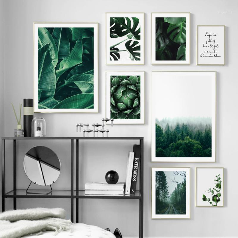 Green Forest Banana Leaves Monstera Plant Wall Art Canvas Painting Nordic Posters And Prints Wall Pictures For Living Room Decor1
Green Forest Banana Leaves Monstera Plant Wall Art Canvas Painting Nordic Posters And Prints Wall Pictures For Living Room Decor1