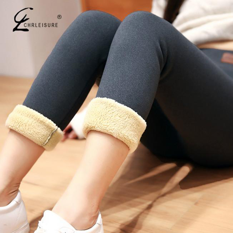 Women Winter Thick Warm leggings Plus Velvet Casual legging mujer Slim Pencil Black leggins Warm legging pants Femme 201202
