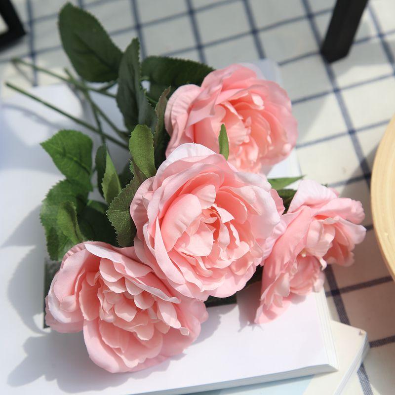 high quality 1pc Artificial Flower Fresh Rose Silk Floral With Vivid Leaf for Home Wedding Party Garden Office Decoration, Green 
high quality 1pc Artificial Flower Fresh Rose Silk Floral With Vivid Leaf for Home Wedding Party Garden Office Decoration, Green