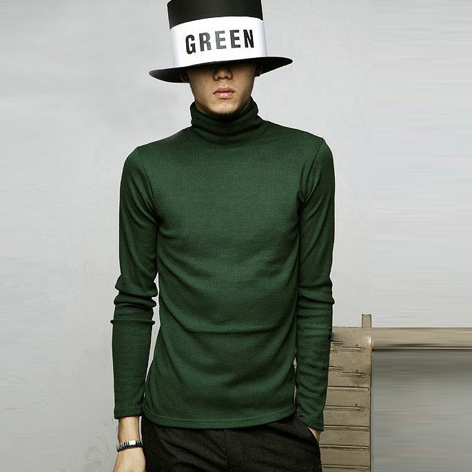 Camisola masculina outono inverno casual algodo gola alta cor slida manga longa pulver fino quente de malha, Army green
Camisola masculina outono inverno casual algodo gola alta cor slida manga longa pulver fino quente de malha, Army green