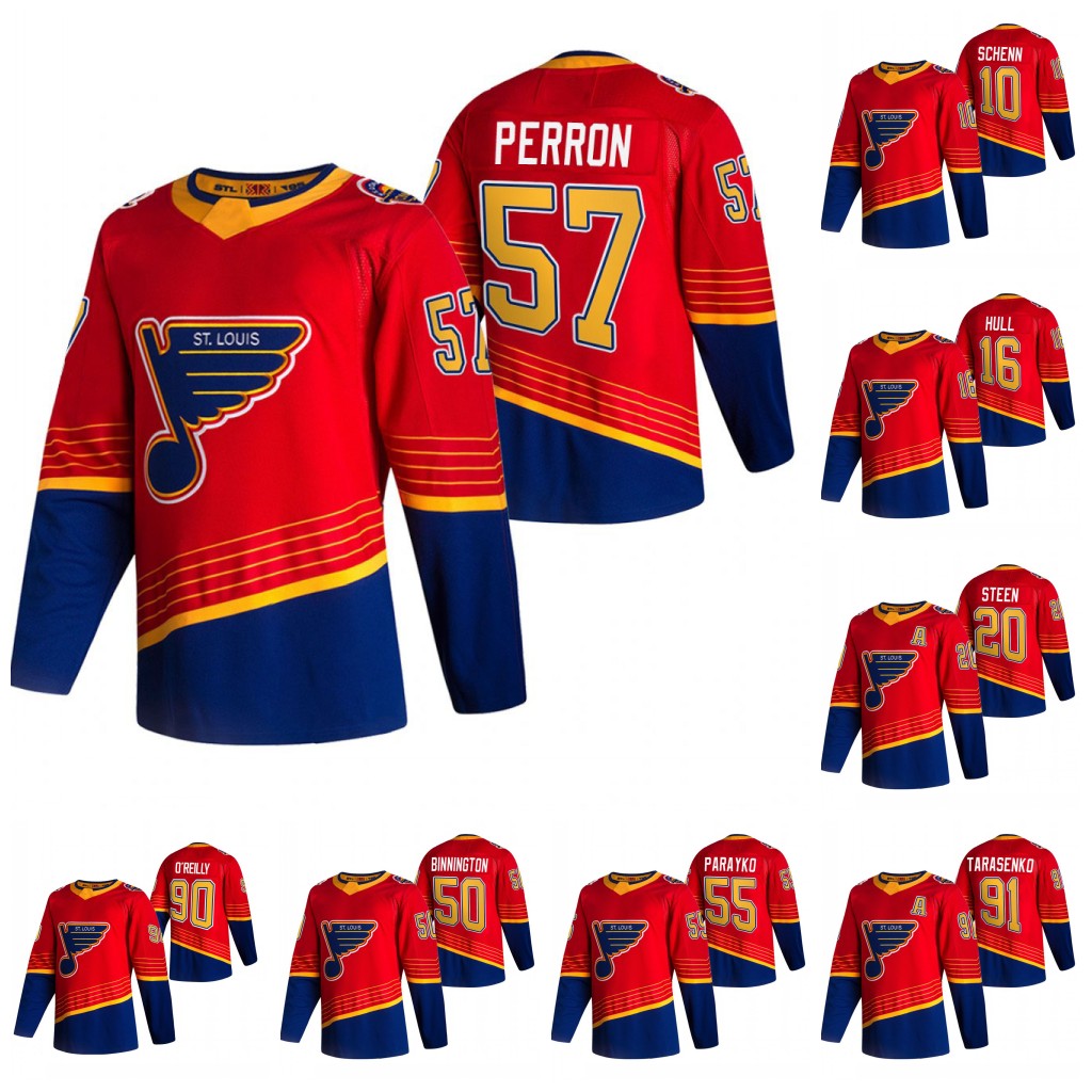 Youth St. Louis Blues 2021 Reverse Retro Jersey Vladimir Tarasenko Ryan O'Reilly Binnington Alex Pietrangelo Brayden Schenn Jaden Schwartz, Black;red
Youth St. Louis Blues 2021 Reverse Retro Jersey Vladimir Tarasenko Ryan O'Reilly Binnington Alex Pietrangelo Brayden Schenn Jaden Schwartz, Black;red