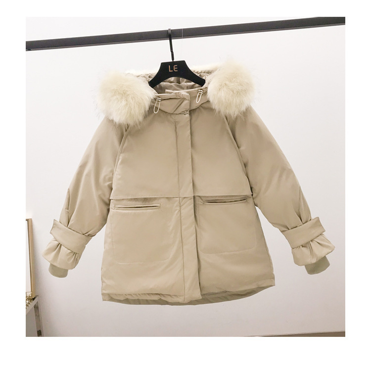 Winter Women Coat Jacket Parkas new thickening loose wind cotton padded 1813 201201
