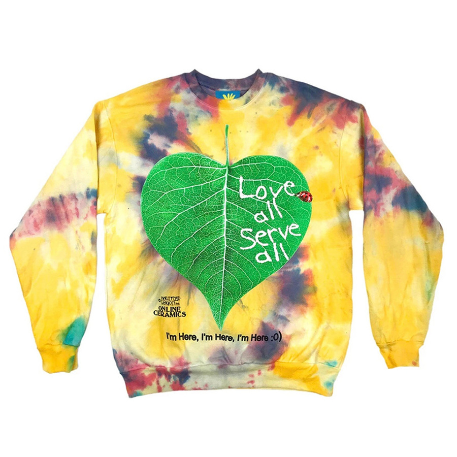 2021 New Tie-dyed Online Ceramics Love All Serve Sweatshirts Men Women Crewneck Hoodie Harajuku Hoodies Sweater Xoj9
2021 New Tie-dyed Online Ceramics Love All Serve Sweatshirts Men Women Crewneck Hoodie Harajuku Hoodies Sweater Xoj9