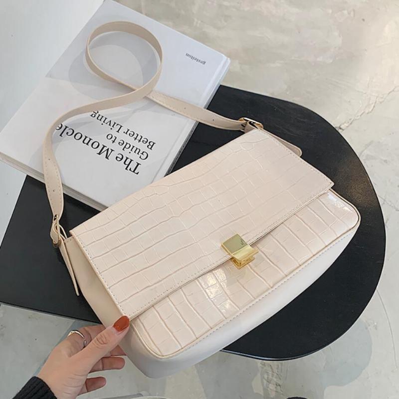 Crocodile pattern Square Armpit bag 2020 New Quality PU Leather Women's Designer Handbag High capacity Shoulder Messenger Bag, Black
Crocodile pattern Square Armpit bag 2020 New Quality PU Leather Women's Designer Handbag High capacity Shoulder Messenger Bag, Black